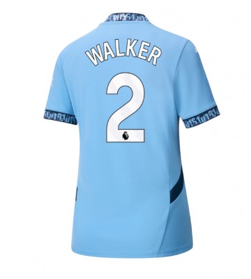 Manchester City Kyle Walker #2 Hemmatröja Dam 2024-25 Kortärmad